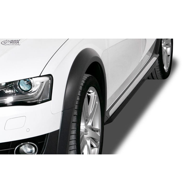 Side skirts 'Slim'  Audi A4 (B8) Allroad 2011- (ABS glossy black)