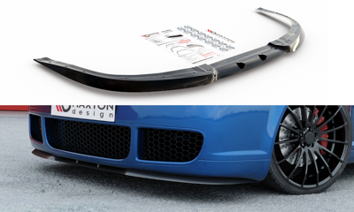 Voorbumperlip VW Golf 4 R32 Cupra-look Glans Zwart