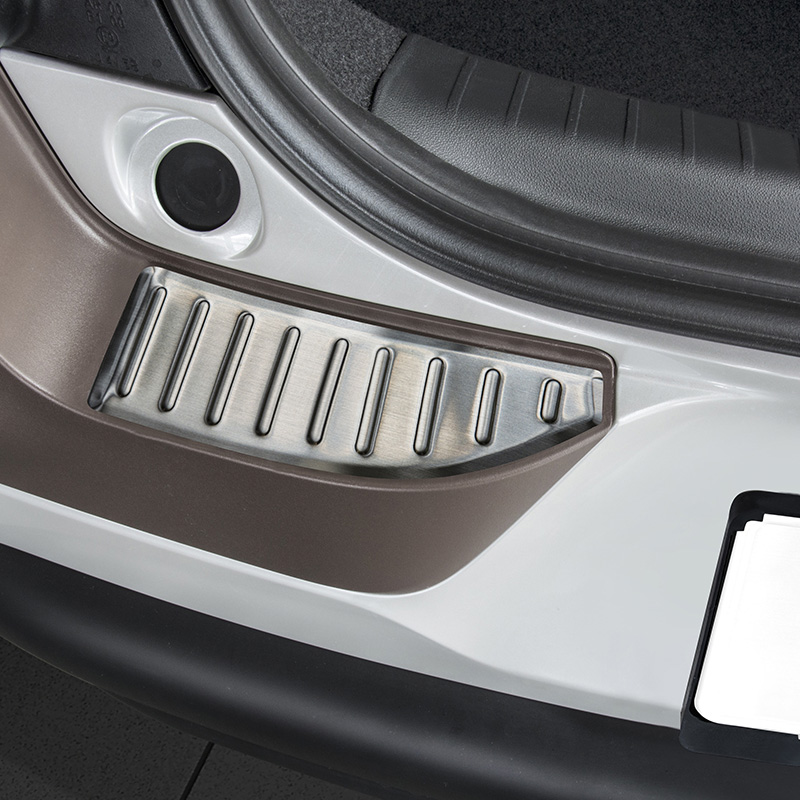 Stainless Steel Rear bumper protector  Citroën C4 Cactus 2014-2018 'Ribs'