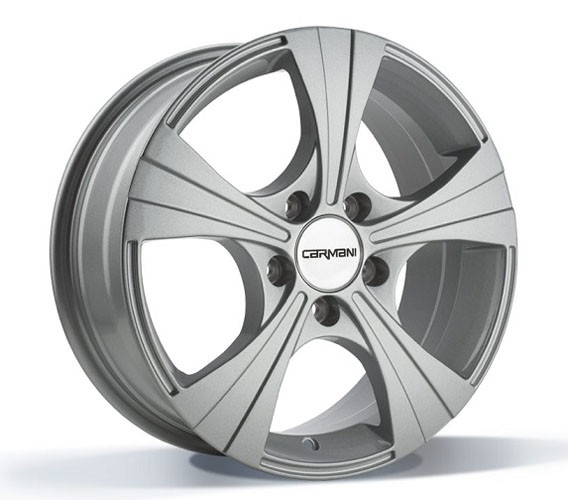 Carmani CA11 Rush 6,5x16 5x105 ET39 kristal zilver Velgen