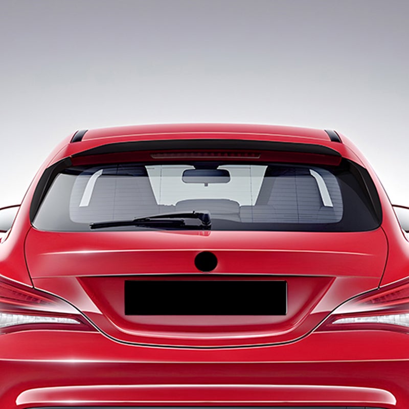Roof spoiler (Spoiler Cap)  Mercedes CLA X117 Shooting Brake 2015-2019 (ABS Glossy Black)