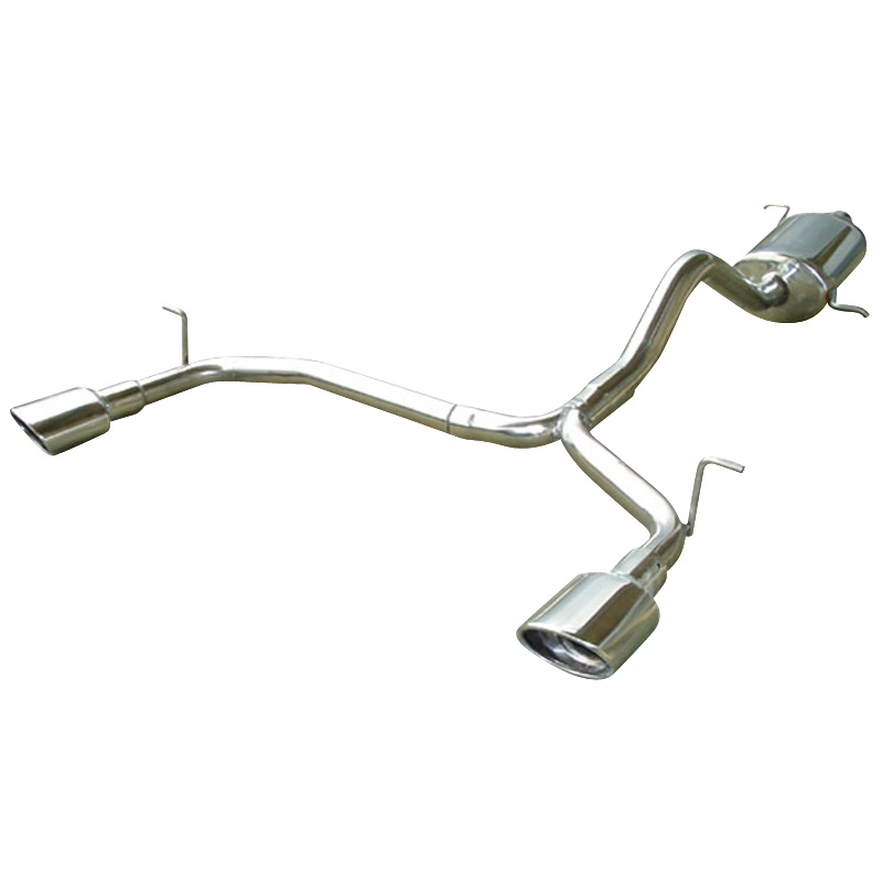 100% Inox Double Sport Exhaust  Mercedes ML 270 CDi 1999- Left/Right 120x80mm