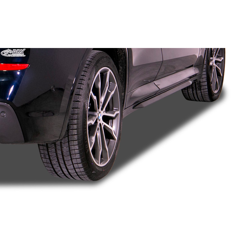 Side skirts 'Slim'  BMW X3 (G01) 2017- & X4 (G02) 2018- (ABS glossy black)