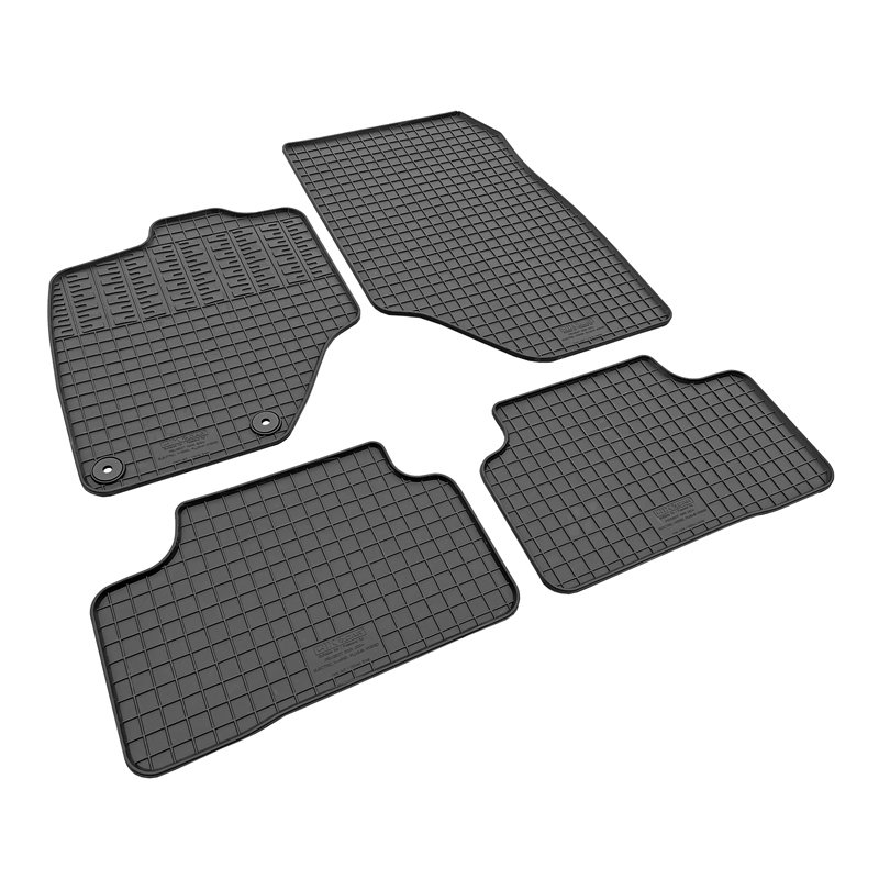 CIKCAR Rubber car mats set  Peugeot 3008 III PHEV/EV 2024- / 5008 III PHEV/EV 2024- & Citroën C5 Aircross II PHEV/EV 2025- & Opel Grandland II PHEV/EV 2024- (4-pieces + fixing system)