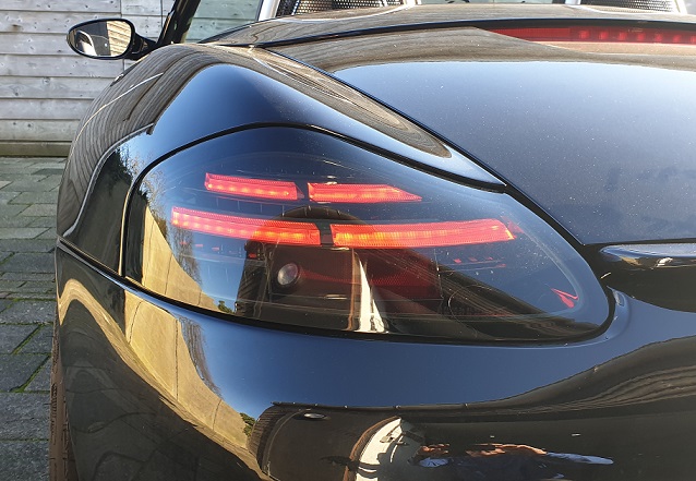 Achterlichten Porsche Boxster 986 LED met dynamic knipperlicht black/smoke