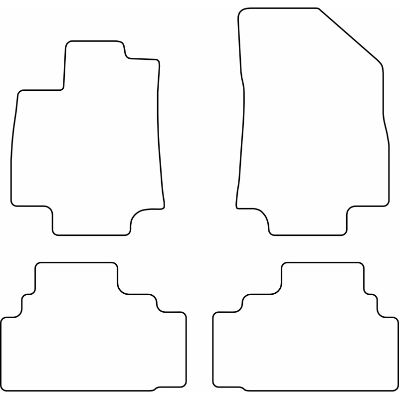Set velour car mats  Kia EV3 2024-