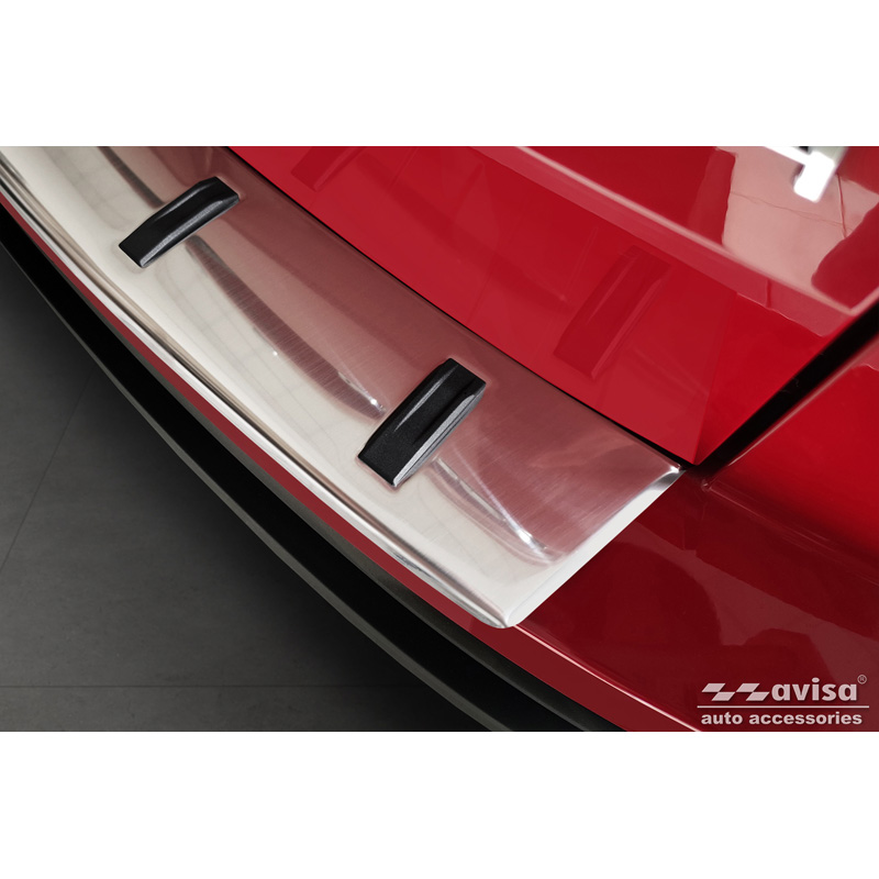 Stainless Steel Rear bumper protector  Skoda Karoq (NU7) Facelift incl. Sportline 2022- 'STRONG EDITION'