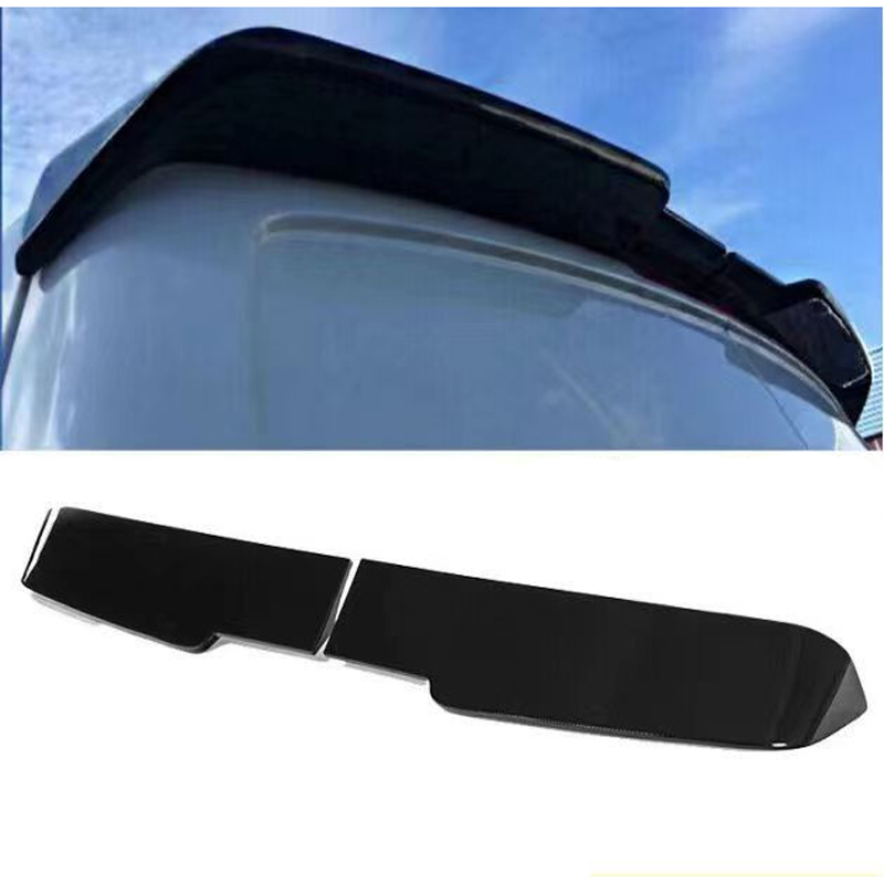 Dakspoiler  Volkswagen Transporter T5 2003-2010 / T5.1 2010-2015 / T6 2015-2020 / T6.1 2020- (met 2 achterdeuren) (ABS Glanzend zwart)