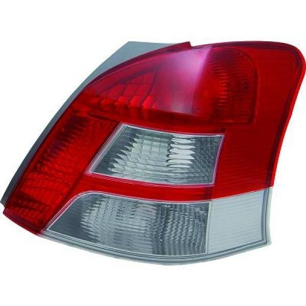 Achterlicht links YARIS 09-11 ROOD/WIT/LED
