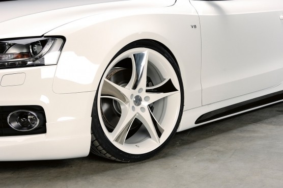 Zijskirts Audi A5 B8/B81 Rieger Carbon