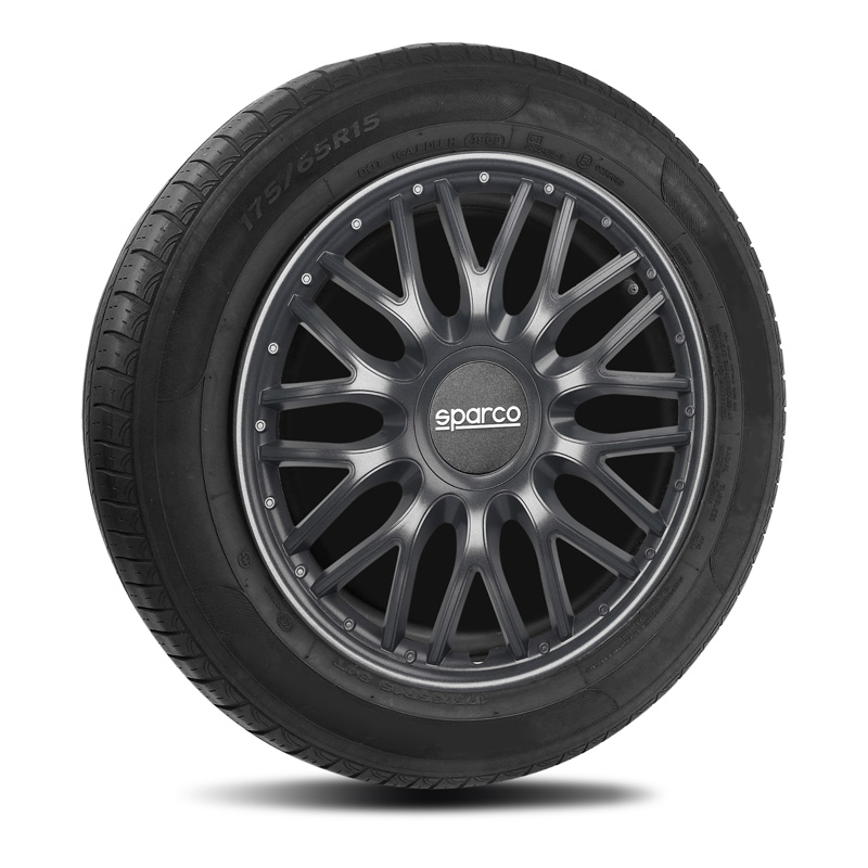 Sparco Wheel Covers Roma - 16-inch - Grey - Set of 4 pieces