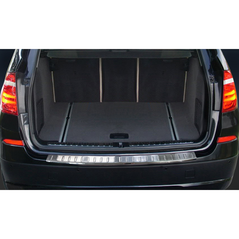 Stainless Steel Rear bumper protector  BMW X3 F25 Facelift 2014-2017