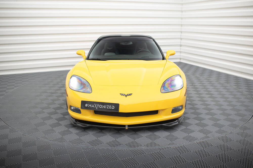 Voorspoiler Chevrolet Corvette C6 Maxton Glans Zwart