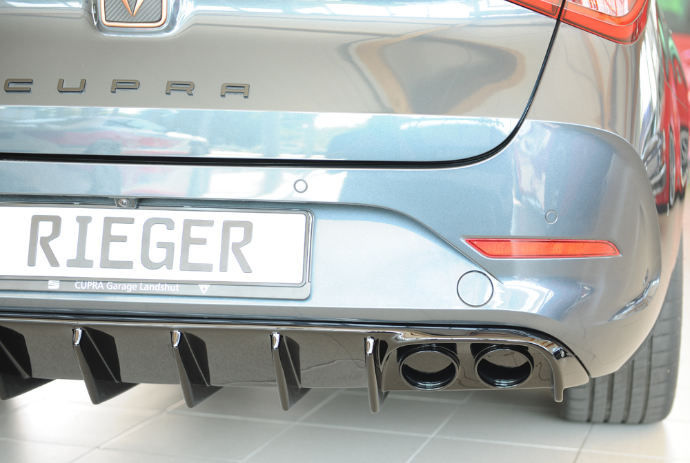 Diffuser Seat Leon KL ST/sportstourer 2020- Rieger glanzend zwart
