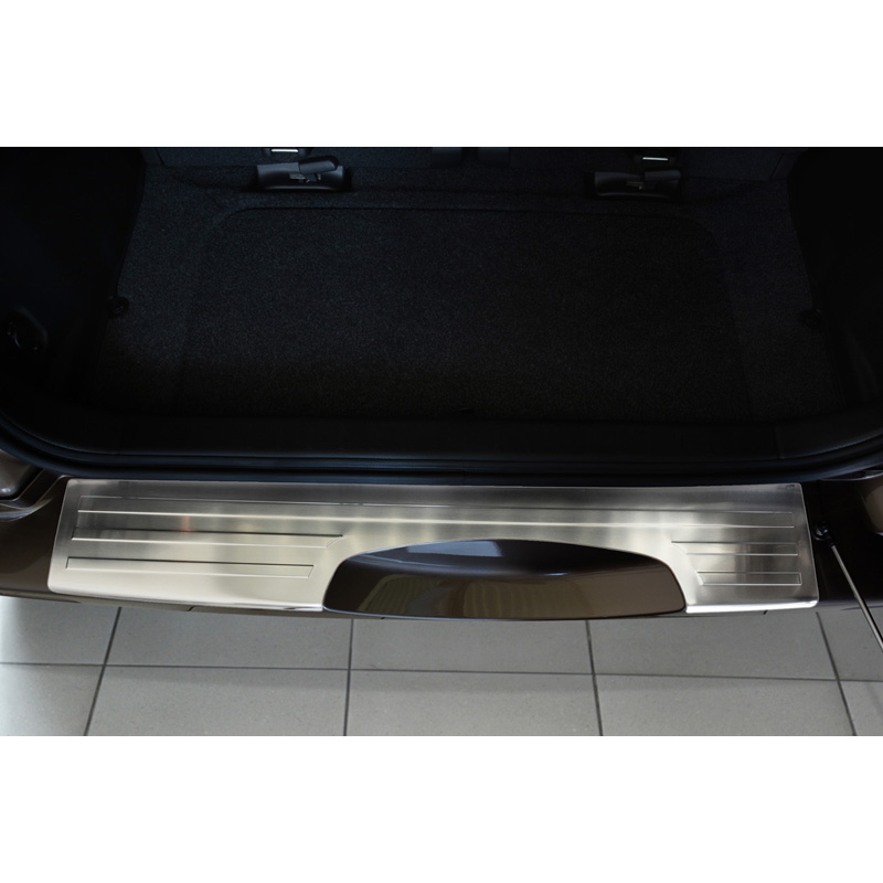 Stainless Steel Rear bumper protector  Suzuki Grand Vitara II 5 doors 2006- (with spare wheel)