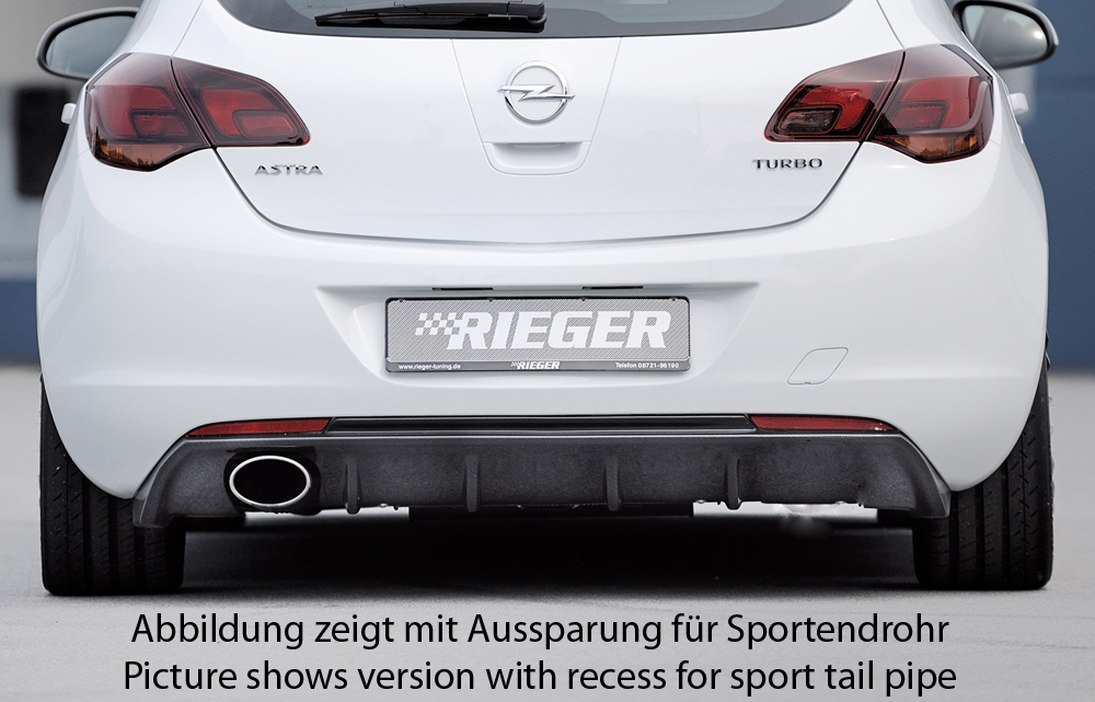Rieger Achterdiffuser Astra J