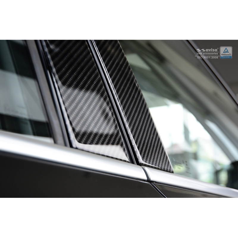B-Pillars covers  Mazda 6 Sedan/Wagon 2013- Black Carbon