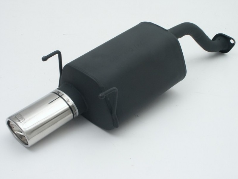 Einddemper Honda Civic 1992-1996 RVS eindstuk 95x65mm Ovaal