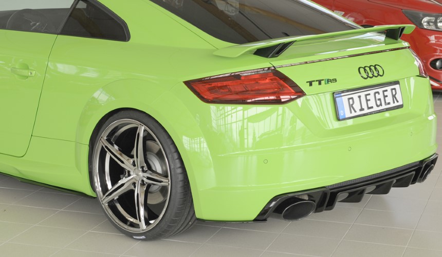 Achter-Zijskirts Audi TT RS 8J1-FV/8S 16-18 ABS Rieger (Set)