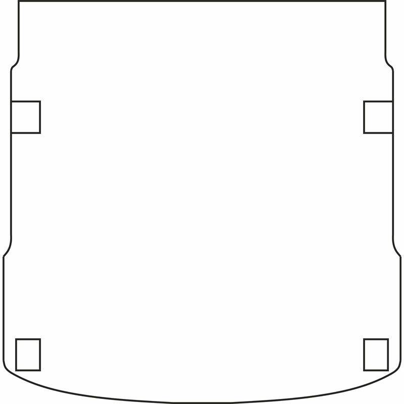 Velours Kofferbakmat  Audi E-Tron 2018-