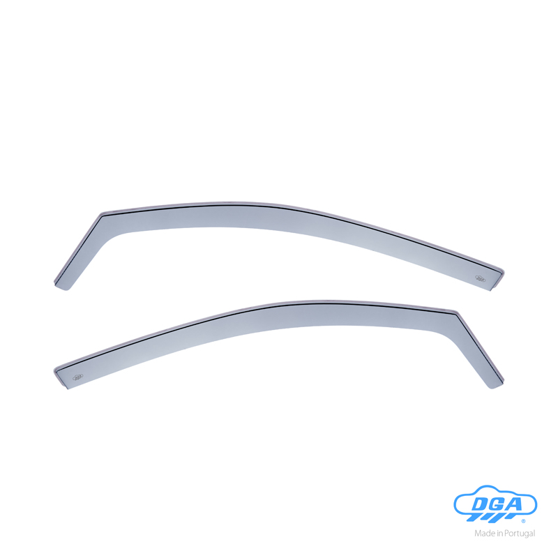 DGA Wind Deflectors  Volkswagen Polo 6R/6C 3-doors 2009-2017 (2-pieces)
