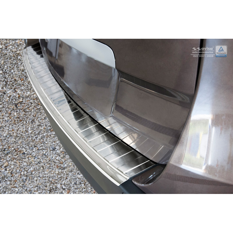 Stainless Steel Rear bumper protector  Renault Scenic III 2009-2015 'Ribs'