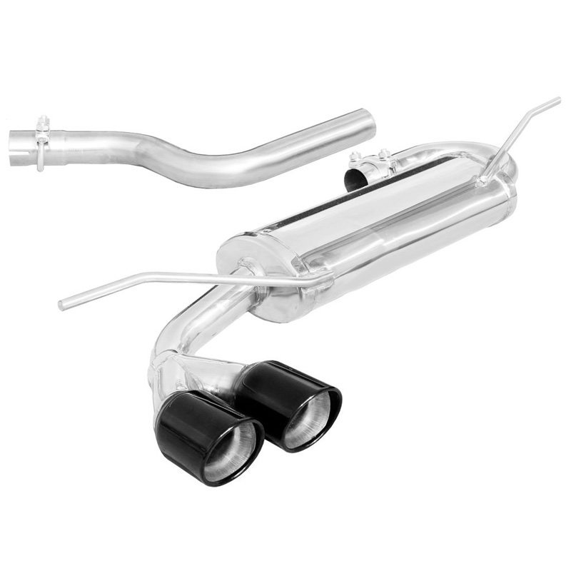 100% Inox Sport Exhaust  Seat Leon (1P) 2.0 TSI Cupra 240hp 2006- Ø 65 2x80mm X-Race Black Edition