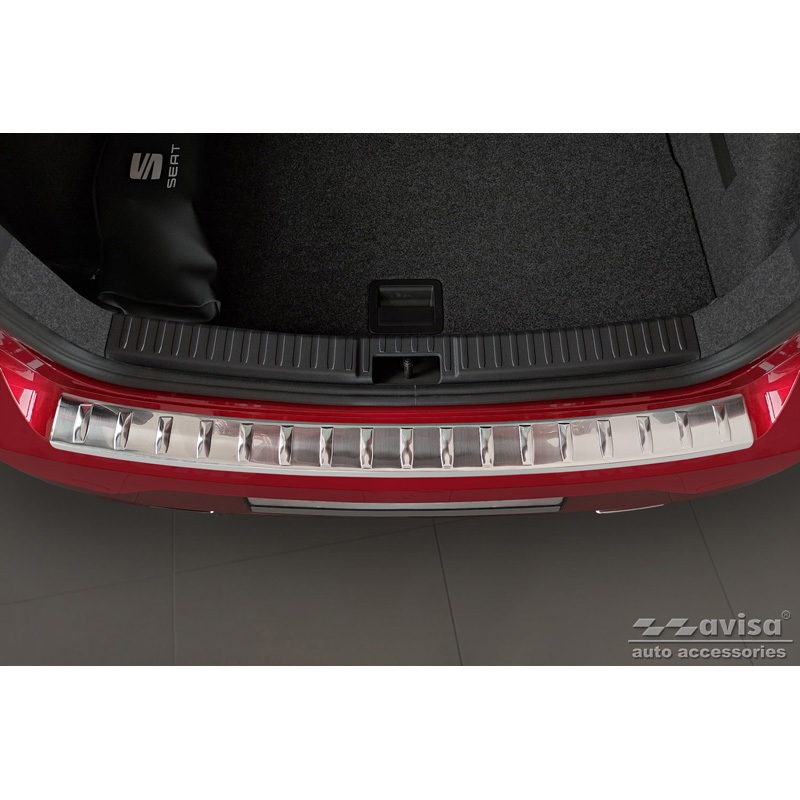 RVS Achterbumperprotector  Seat Ibiza 6F Facelift 2021- 'Ribs'