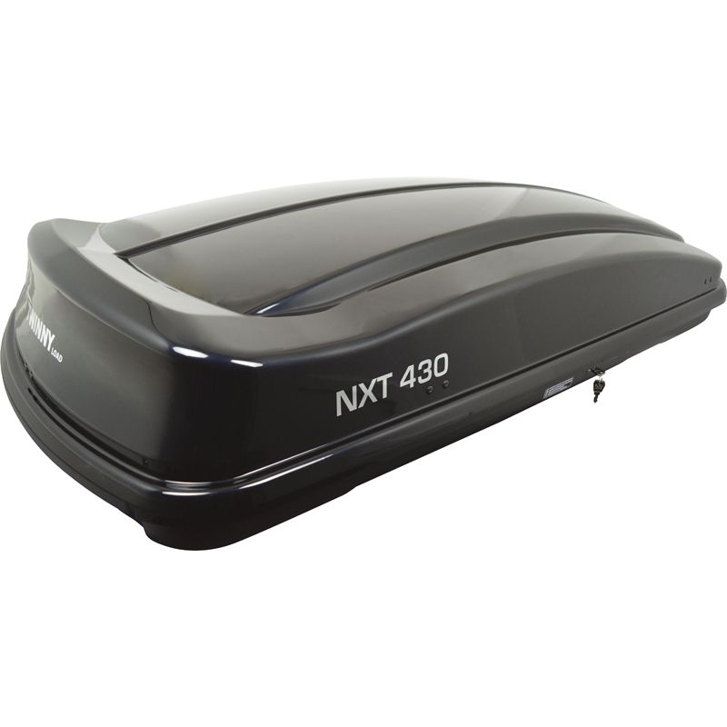Twinny Load Roof box NXT 430 Liter Glossy-Black 190x78x38cm (Dual Side)
