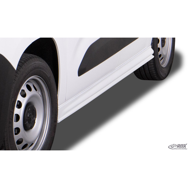 Side skirts  Citroën Berlingo / Peugeot Partner & Rifter / Opel Combo / Toyota ProAce City & ProAce City Verso 2018- 'Edition' (ABS)