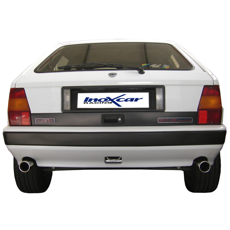 100% Inox Double Sport Exhaust  Lancia Delta (831) 2.0 Turbo Int. 8v/16v 1989- Left/Right 80mm