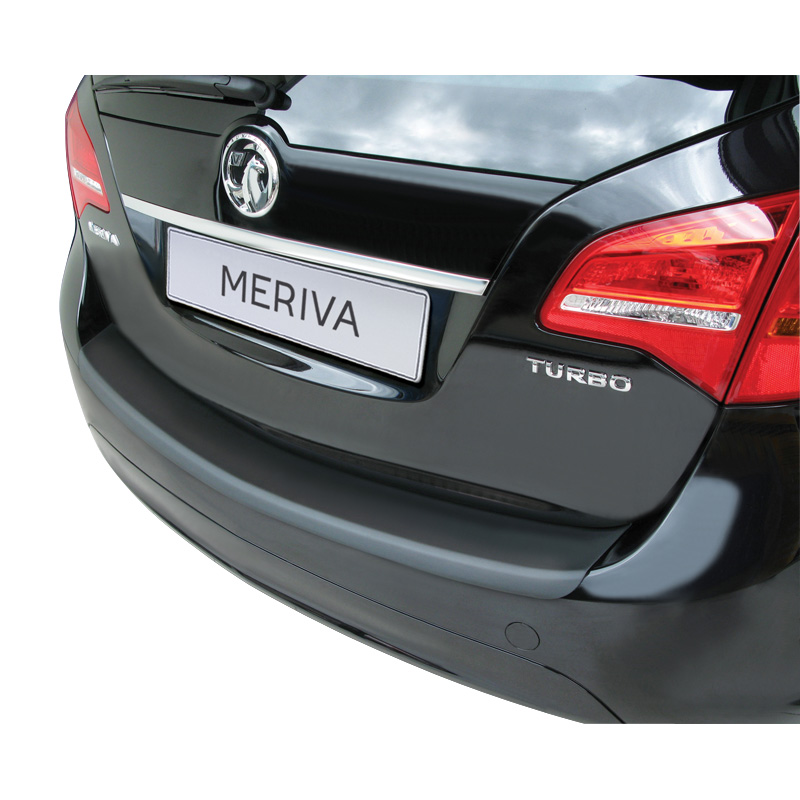ABS Rear bumper protector  Opel Meriva B 2010-2017 excl. OPC Black