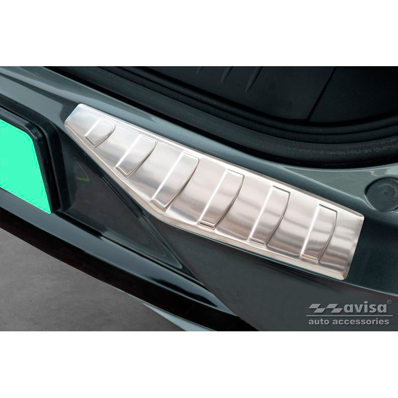 RVS Achterbumperprotector  Ford Mustang Mach-E 2020- 'Ribs' (2-Delig)