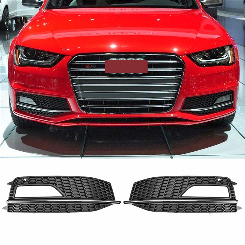 Mistlamp Grillen Audi A4 B8 S-Line 12-15 Chroom zwart RS Look