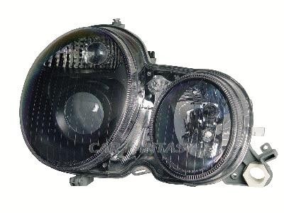 Headlights Mercedes E-Class W210 95-98 Black for Xenon