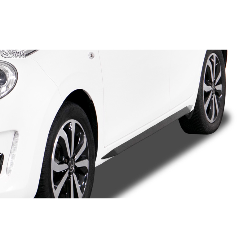 Side skirts 'Slim'  Citroën C1 II 2014- (ABS glossy black)