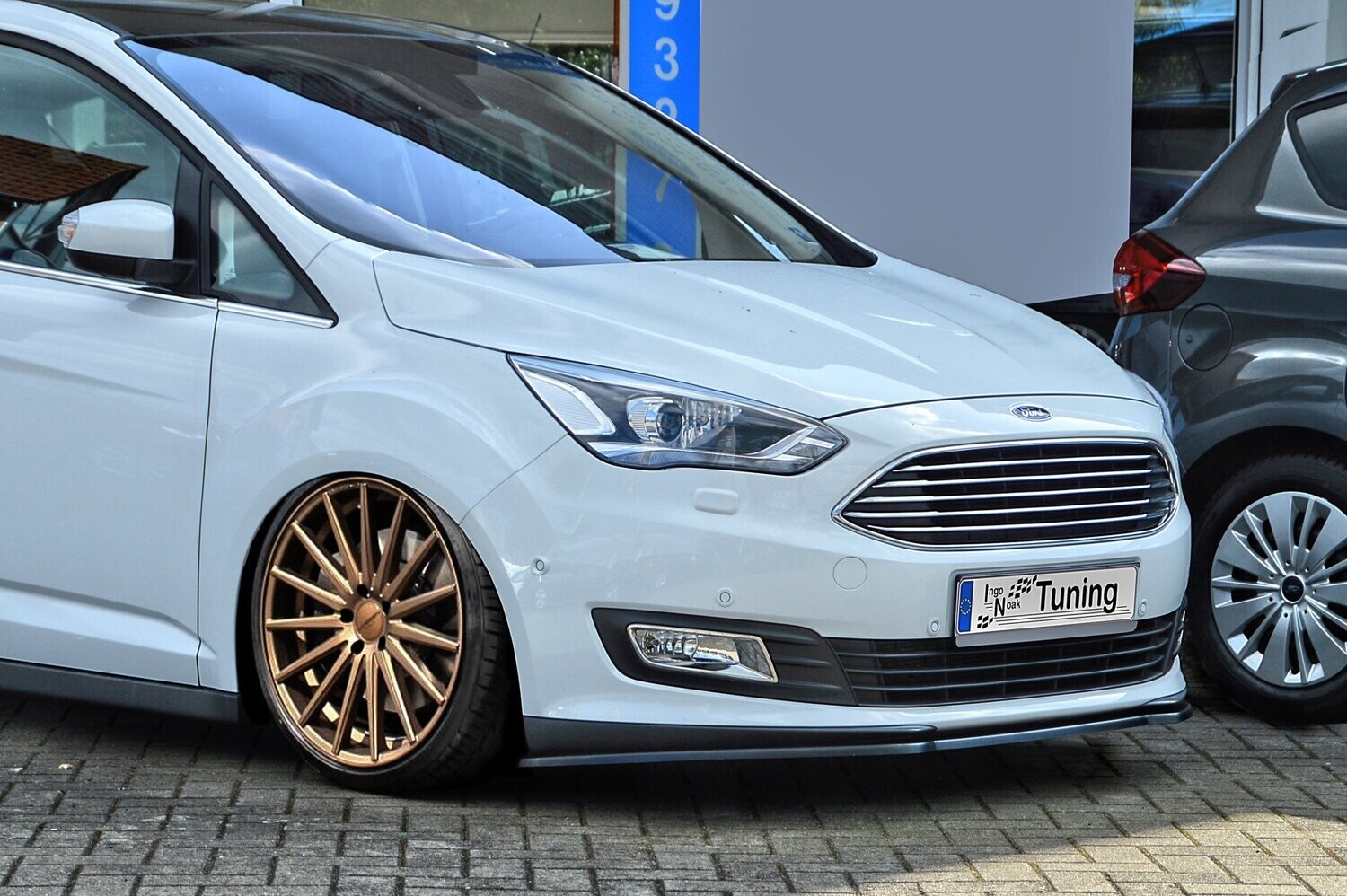 Voorspoiler lip Ford C-Max 2015-