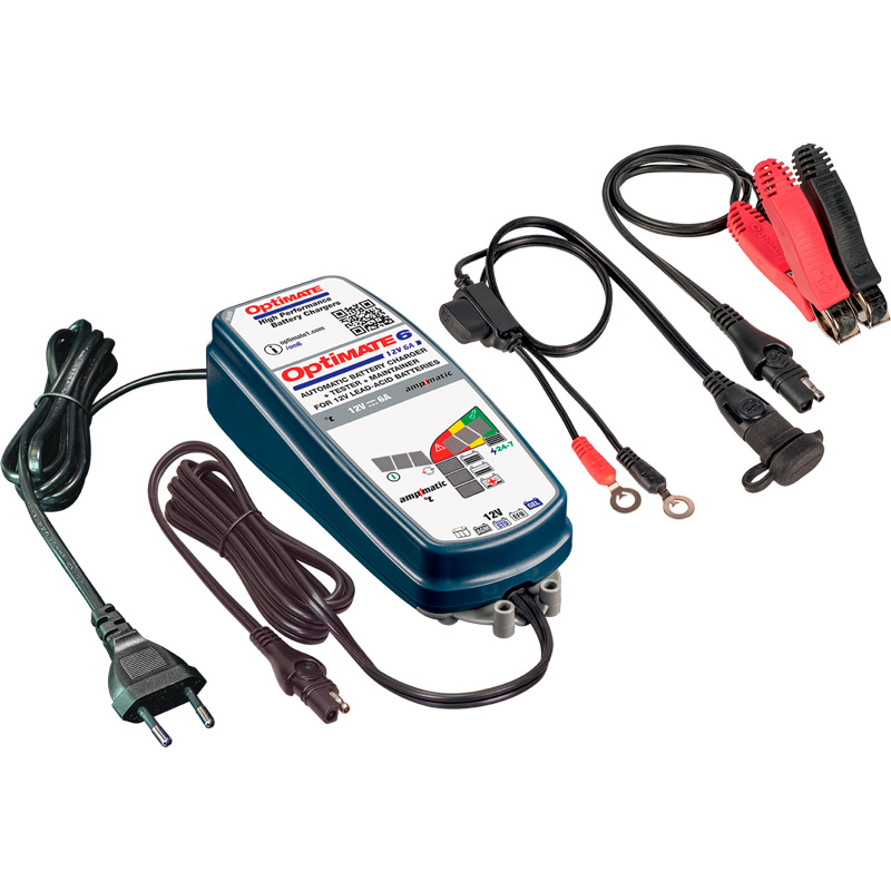 OptiMate 6 Ampmatic 12V/6.0A 9-staps Acculader / tester / onderhouder