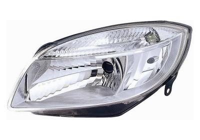 koplamp, H4, elektr verstelb, incl stelmotortje, links Skoda Fab