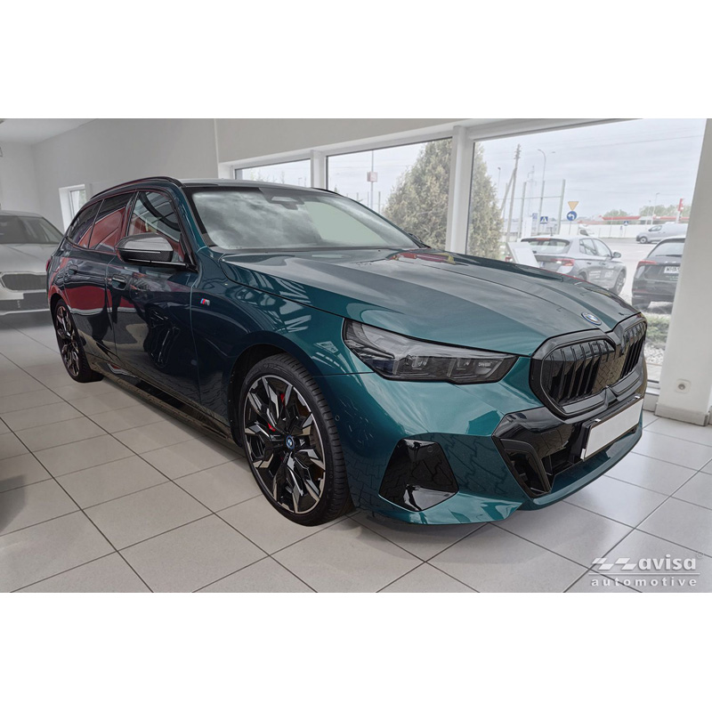 Avisa Stainless Steel Powdercoated Rear bumper protector  BMW 5 Series Touring (G61) 2024- incl. M-Sport 'Soft Silver'