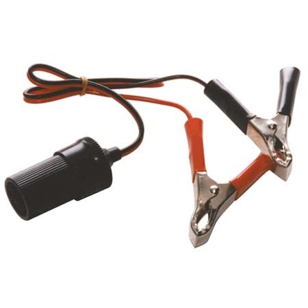 CIGARETTE LIGHTER SOCKET WITH BATTERY CLAMPS