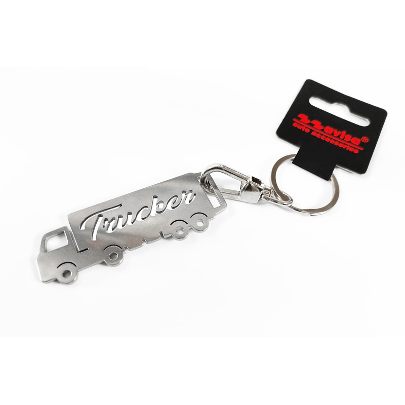 RVS sleutelhanger - Trucker/Truck