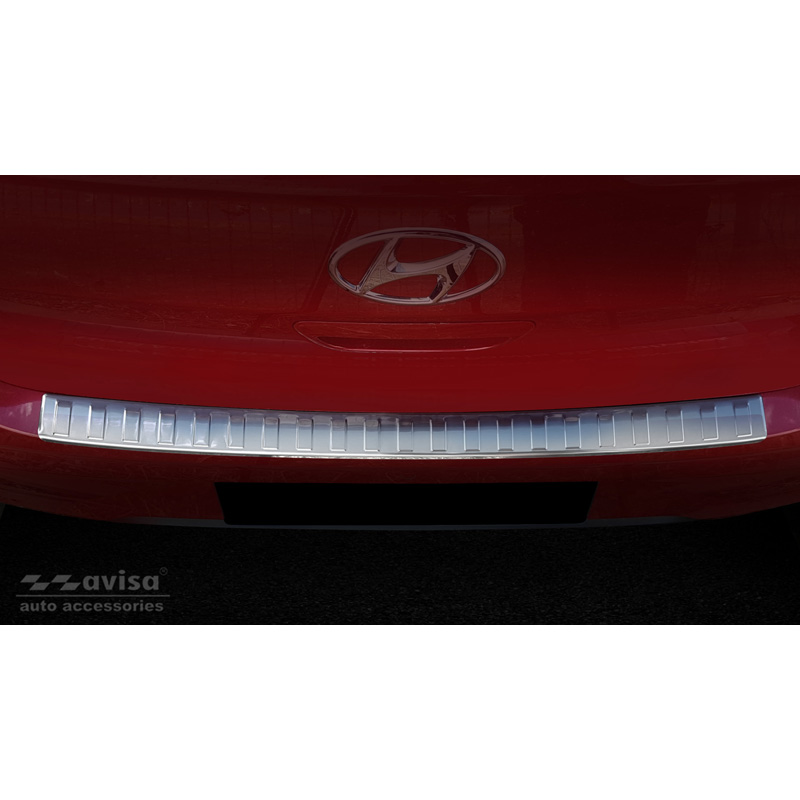 RVS Achterbumperprotector  Hyundai i10 III 5 deurs 2019- 'Ribs'