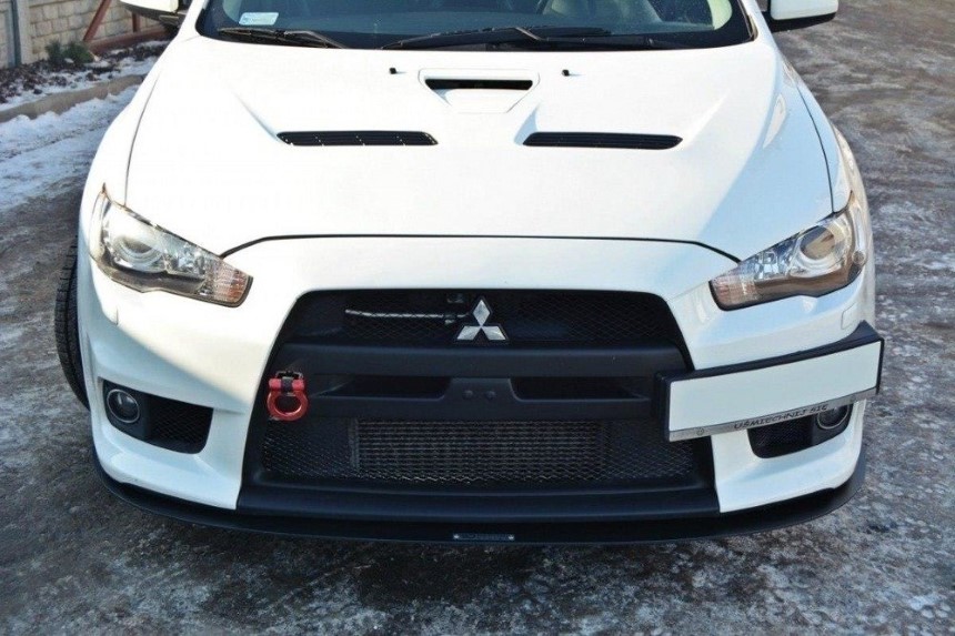 Race voorspoiler Mitsubishi Lancer Evo X Maxton Design V.3