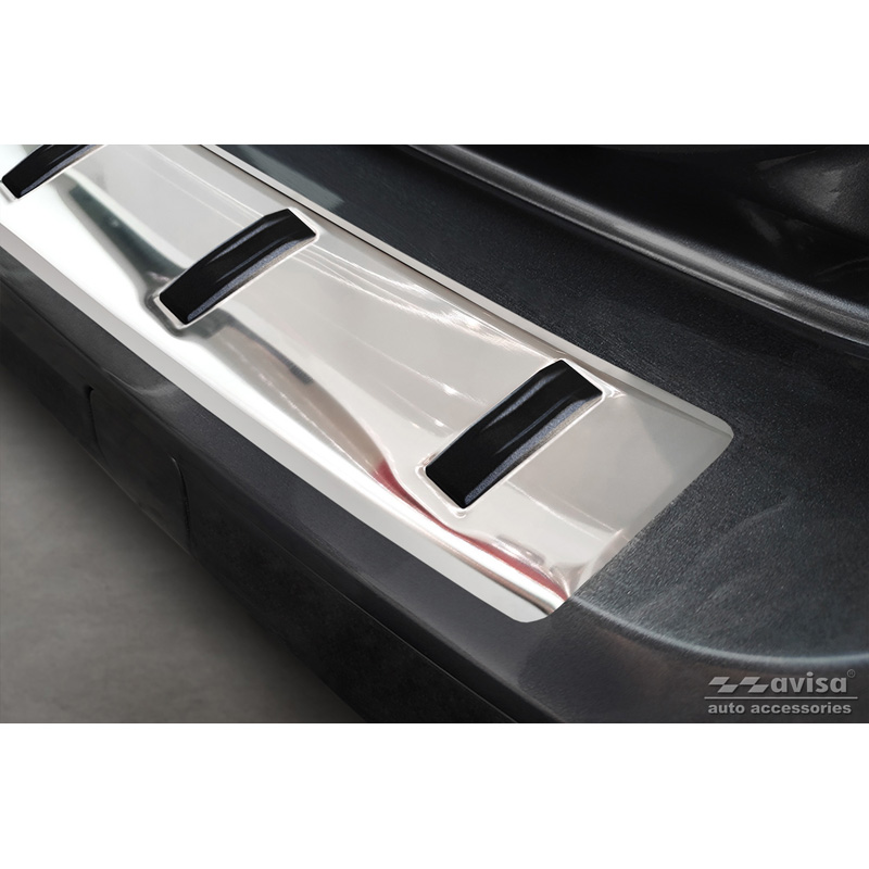 Stainless Steel Rear bumper protector  Volkswagen Caddy V Cargo & Combi 2020- 'STRONG EDITION'