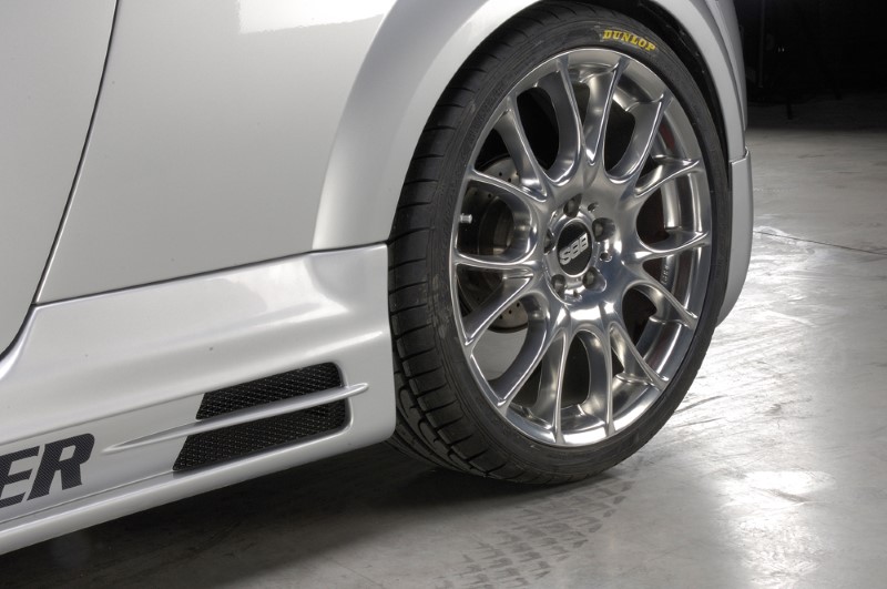 Sideskirts Audi TT with 2 schacht and 2 uitsnedes Rieger
