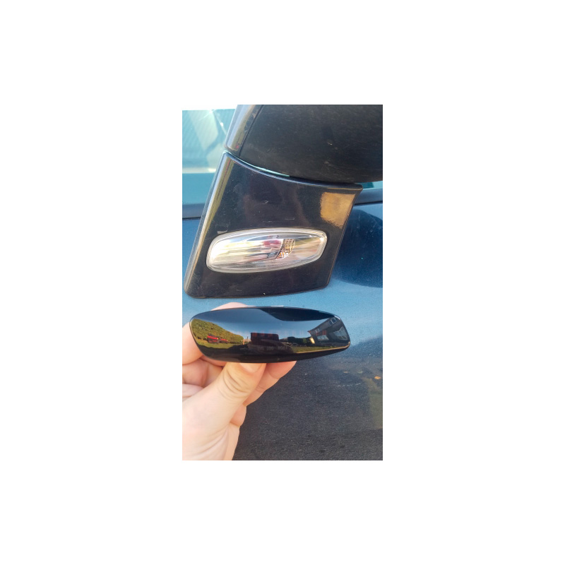 Set LED Zijknipperlichten  Peugeot diverse modellen - Rookgrijs- incl. Dynamic Running Light