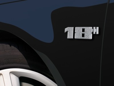 Wheel Inch Embleem 18'' Chroom met Crystal