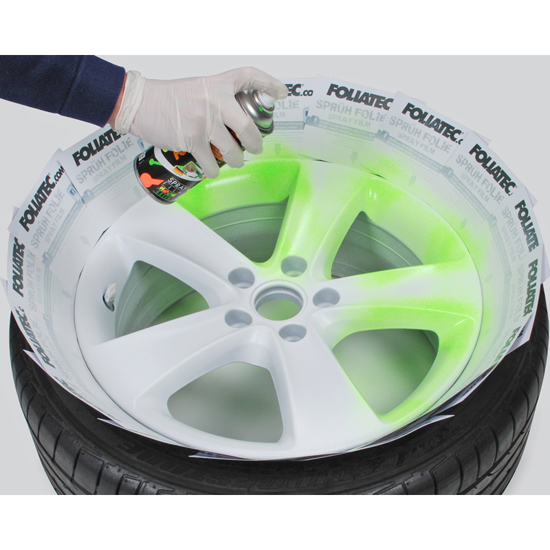 Foliatec Spray Film (Dip) NEON 4-piece Set - green 2x400ml + base coat 2x400ml