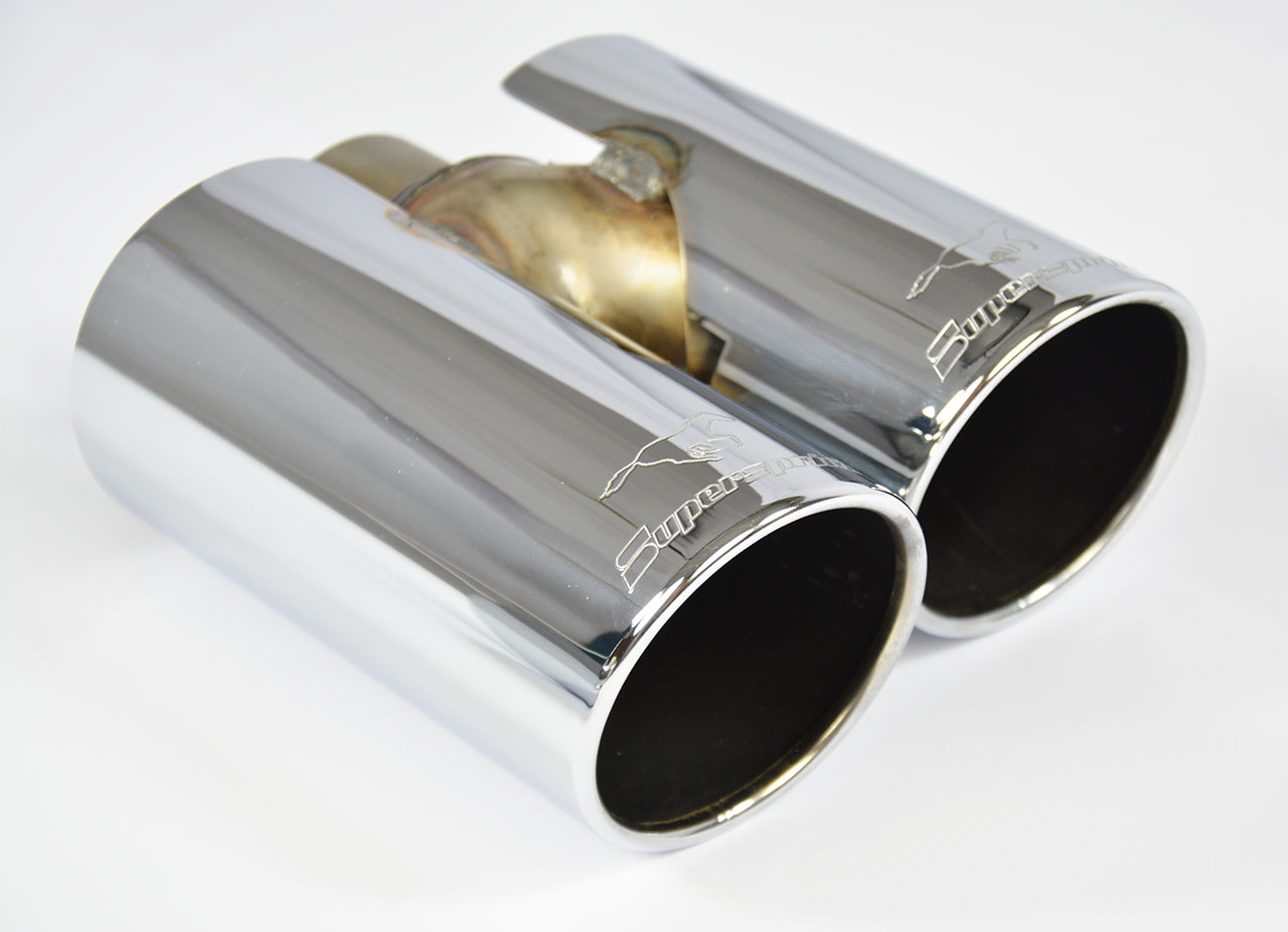 AUDI A3 8VA SPORTBACK QUATTRO 2.0 TDI (150 Hp) 2012 Endpipe kit 4 exit OO 80 Right+ OO 80 Left